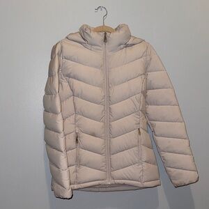 Calvin Klein Women's Beige Puffer Jacket